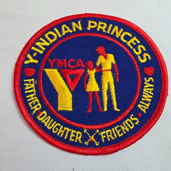 Vintage 1980's YMCA Indian Princess Father-Daughter Program Patch - Picture 1 of 6